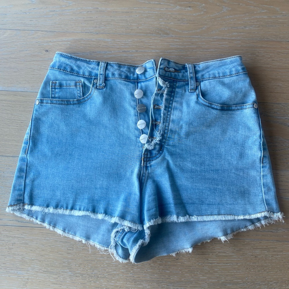 Superdown denim shorts